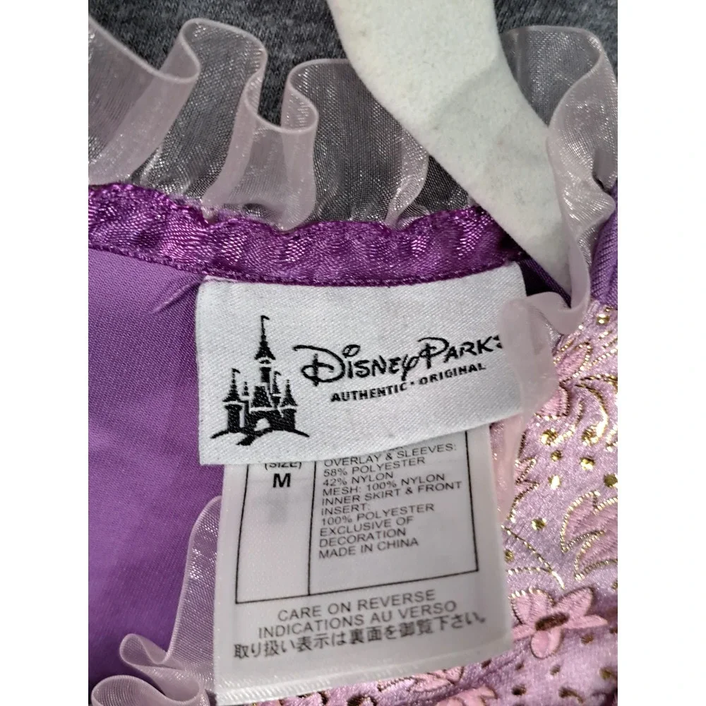 Disney Rapunzel Costume Dress Lot 2 Tangled Princess Purple Pink Kids Size M 7/8